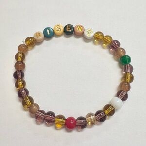 Colorful Beaded risen Jesus Bracelet